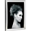 Marco de fotos de metal Mascagni M469 de 10x15 cm a 20x25 cm plateado brillante