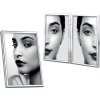 Marco de fotos de metal Mascagni 58 de 10x15 cm a 20x30 cm plateado brillante