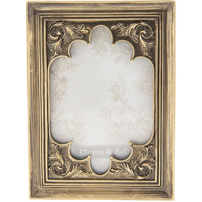 Marco de fotos 2F0561 dorado 13x2x18 cm - 10x15 cm Marco de fotos