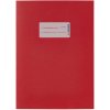 Protector de folletos de papel HERMA A5 rojo oscuro