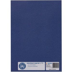 Archivador de papel A5 azul oscuro