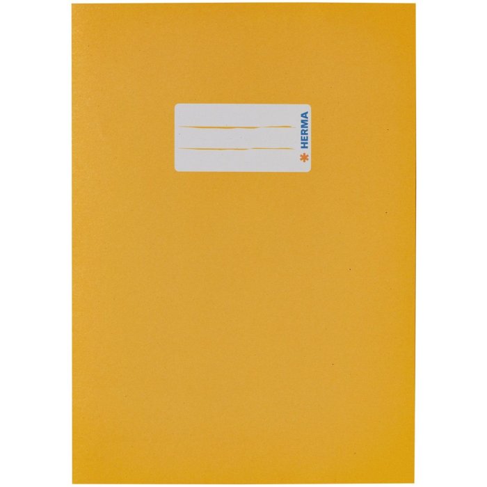 Protector de archivador de papel HERMA DIN A5 amarillo