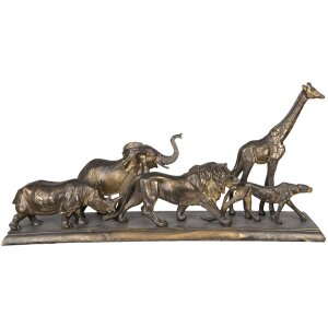 Decoración animales 5PR0051 bronce marrón...