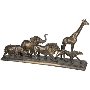 Decoración animales 5PR0051 bronce marrón...