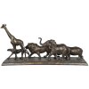 Decoración animales 5PR0051 bronce marrón 71x16x34 cm
