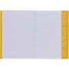 Papel de portada de cuaderno A4 amarillo