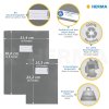 Protector de archivador de papel HERMA DIN A4 azul