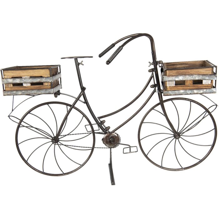 Jardinera Bicicleta 5Y0546 marrón 85x30x58 cm