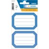 Etiquetas escolares HERMA borde azul neutro 82x55 mm