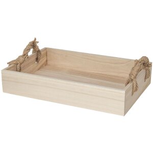 Bandeja 6H1762 Natural 37x25x7 cm