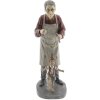 Decoración Hombre con Marioneta 6PR2417 multicolor 16x14x36 cm Clásico Romántico
