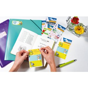 Etiquetas para libros HERMA VARIO gecko escolar