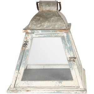 Farol 6Y2954 Blanco envejecido 33x33x37 cm
