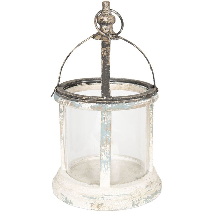 Farol 6Y2956 Marrón - Blanco Ø 28x46 cm