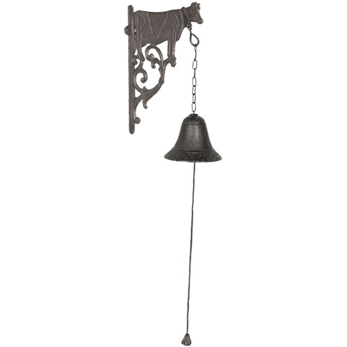 Campana Vaca 6Y3000 marrón 10x19x25 cm