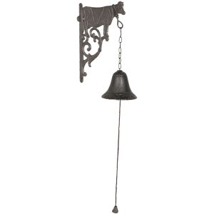 Campana Vaca 6Y3000 marrón 10x19x25 cm