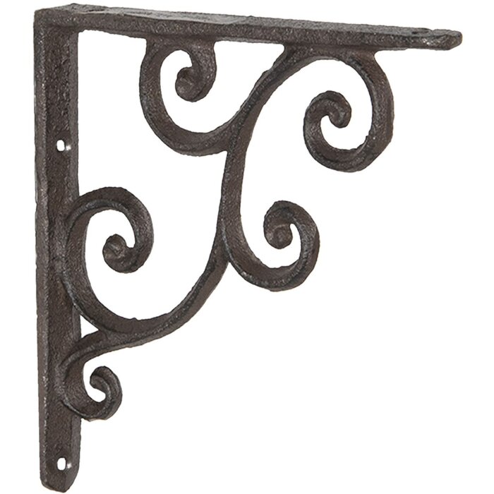Rejilla decorativa 6Y3024 marrón 14x14x2 cm