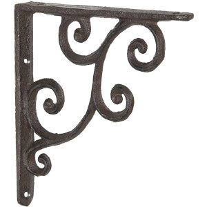 Rejilla decorativa 6Y3024 marrón 14x14x2 cm