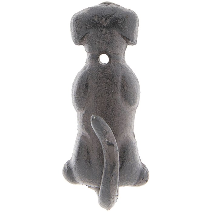 Gancho de pared Perro 6Y3046 marrón 5x4x10 cm