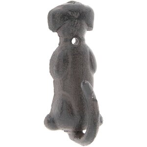 Gancho de pared Perro 6Y3046 marrón 5x4x10 cm