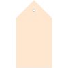 Etiquetas 80x150 mm con ojal de plástico esquinas dobladas 250 uds.
