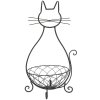 Cesta de hierro Gato 6Y3182 marrón 31x25x55 cm