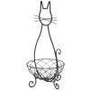 Cesta de hierro Gato 6Y3182 marrón 31x25x55 cm