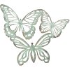 Decoración mural mariposas 6Y3184 verde envejecido 53x45 cm