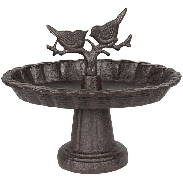 Comedero para pájaros 6Y3217 marrón 24x19x22 cm