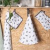 Trapo de cocina CAK42C gris 50x70 cm