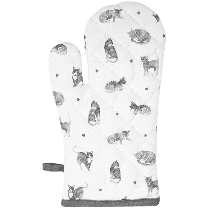 Guante de horno CAK44 gris 16x30 cm