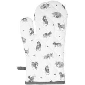 Guante de horno CAK44 gris 16x30 cm
