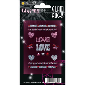Pegatina para móvil HERMA Glam Rocks Love
