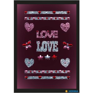 Pegatina para móvil HERMA Glam Rocks Love