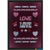 Pegatina para móvil HERMA Glam Rocks Love