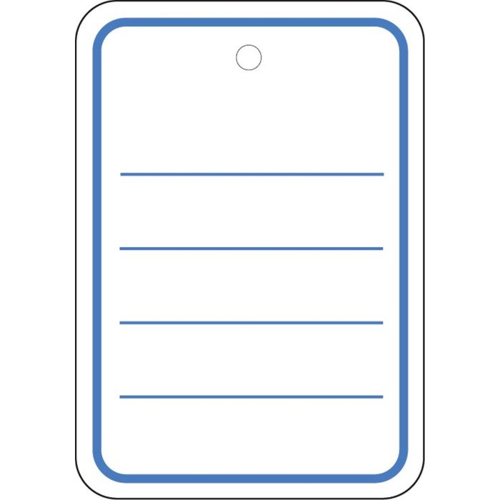 Etiquetas para mercancía en piezas 42x60 mm perforadas sin rosca 1000 unid.