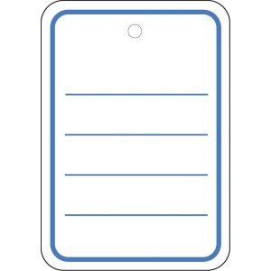 Etiquetas para mercancía en piezas 42x60 mm...