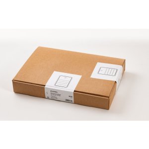 Etiqueta para mercancía en piezas 48x65 mm con...