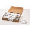 Etiqueta para mercancía en piezas 48x65 mm con ojal - rosca de plástico 1000 unid.