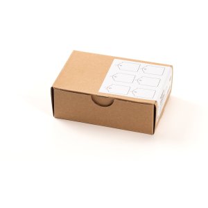 Etiquetas colgantes HERMA 25x38 mm con hilo blanco 1000 unidades
