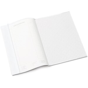 Portada cuaderno PP A5 forrado-blanco