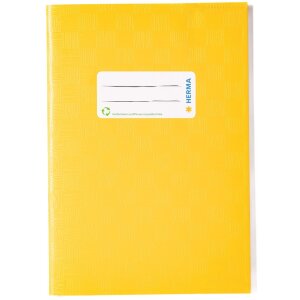 Portada cuaderno PP A5 forrado-amarillo