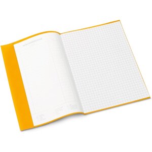 Portada cuaderno PP A5 forrado-amarillo