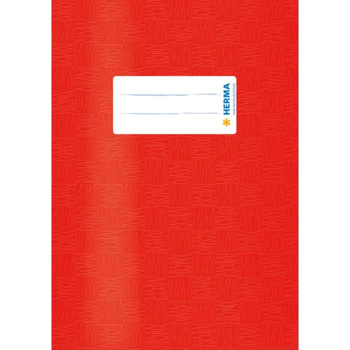 Tapa del cuaderno de ejercicios pp a5 cubierta-rojo