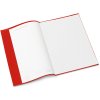 Tapa del cuaderno de ejercicios pp a5 cubierta-rojo