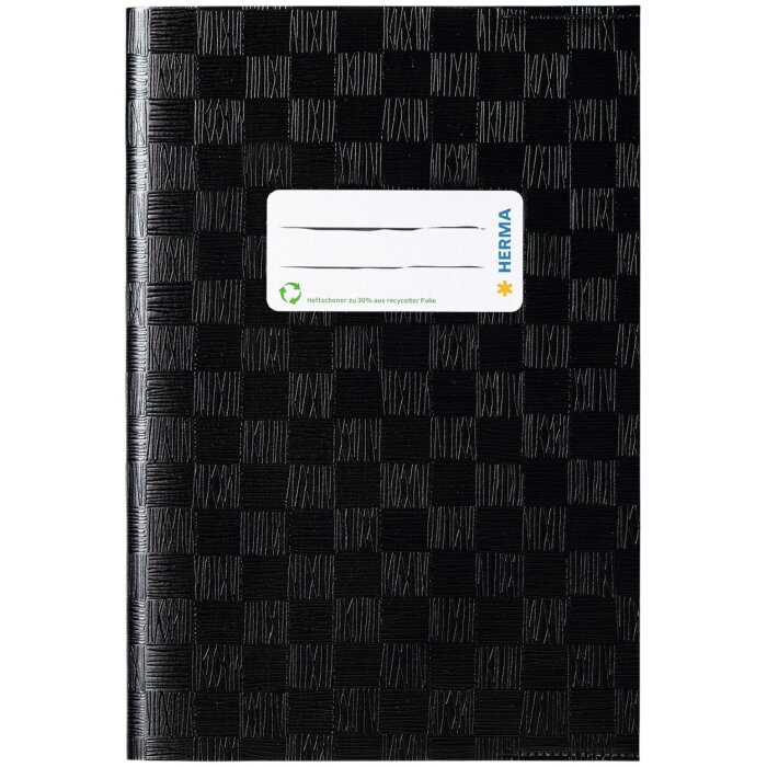 Portada cuaderno PP A5 forrado-negro
