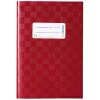 Portada cuaderno PP A5 forrado-rojo vino