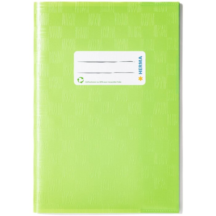 Portada cuaderno PP A5 forrado-verde claro