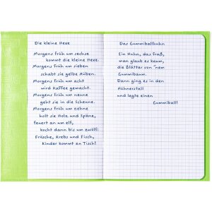 Portada cuaderno PP A5 forrado-verde claro