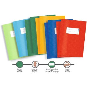 Portada cuaderno PP A5 forrado-verde claro